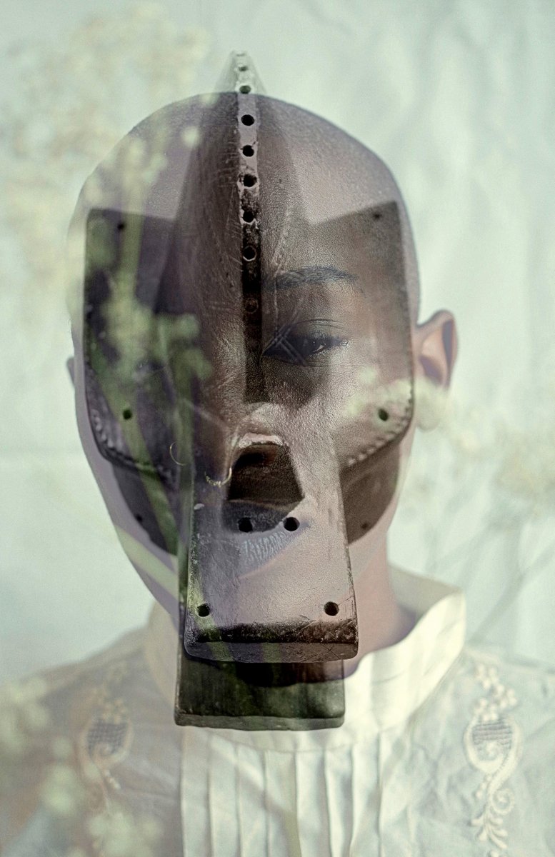Mask Of My Past Series #3 Digital print 11x14 in. (unframed) / 12.75x15.75 in. (framed)