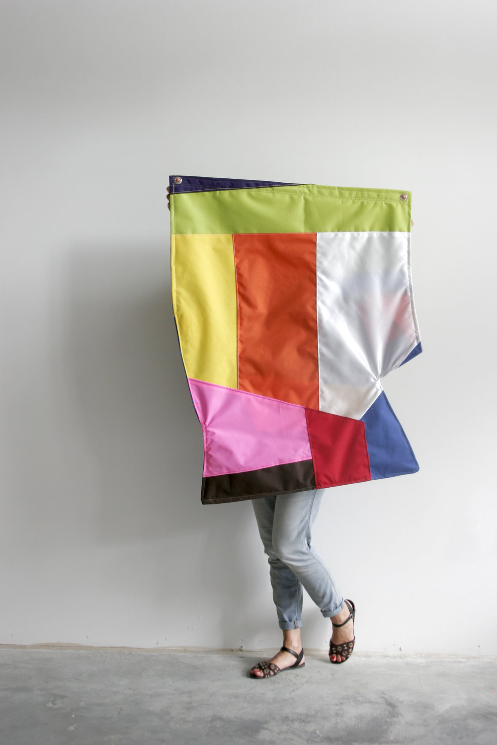 Cristina Victor - Rule Breaker or Spaz flag (side 2)nylon flag